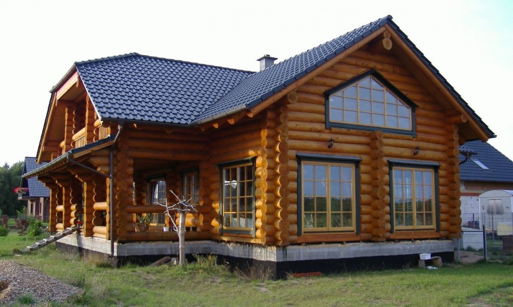 Дома из оцилиндрованного бревна в Киржаче